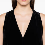 Abito da sera in velluto in nero Rick owens - donna 
