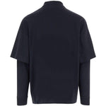 Polo zack con design a strati in nero  Darkpark - uomo 
