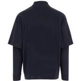 Polo zack con design a strati in nero  Darkpark - uomo 