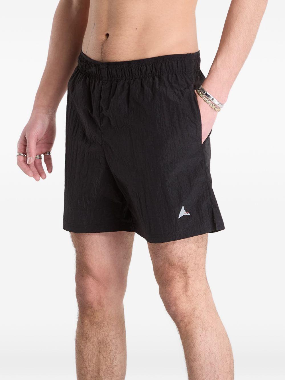 Shorts con logo in nero Roa - uomo 