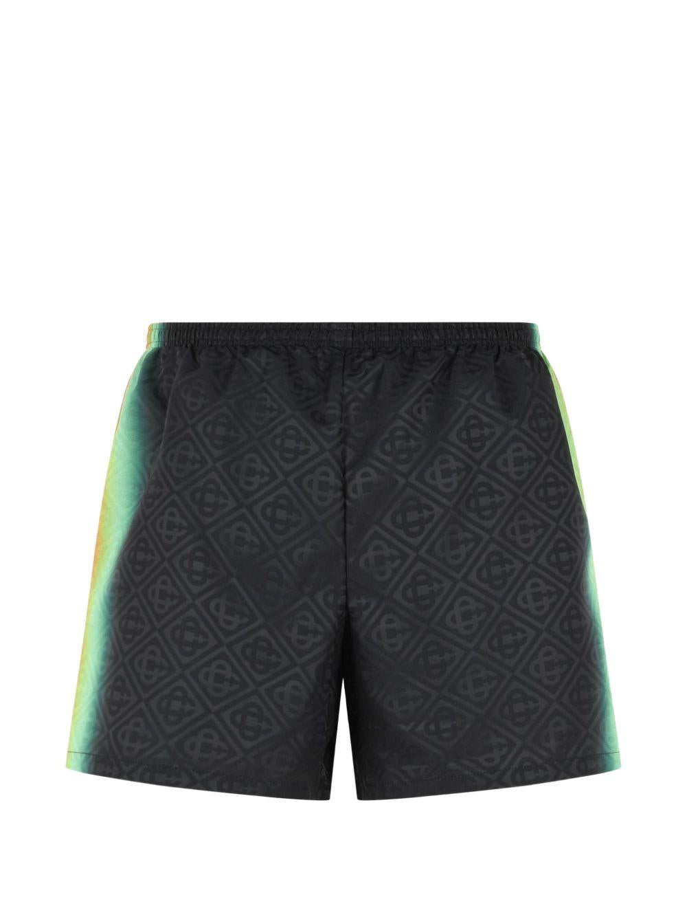 Costume da bagno con monogramma in nero Casablanca - uomo 