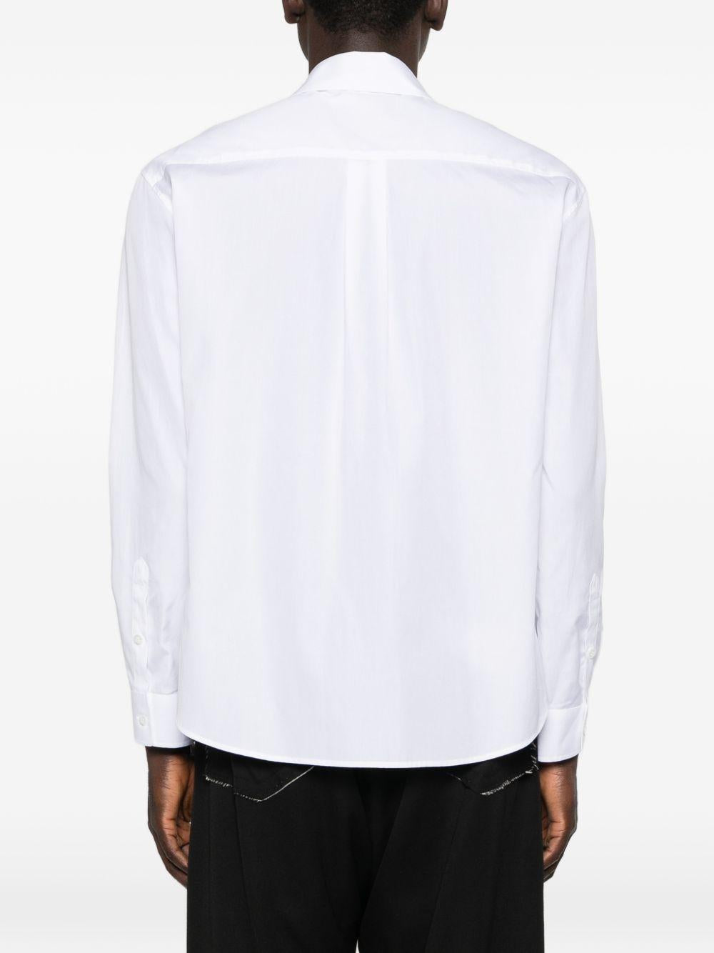 Camicia con decorazione di cristalli in bainco Simone rocha - uomo 