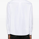 Camicia con decorazione di cristalli in bainco Simone rocha - uomo 