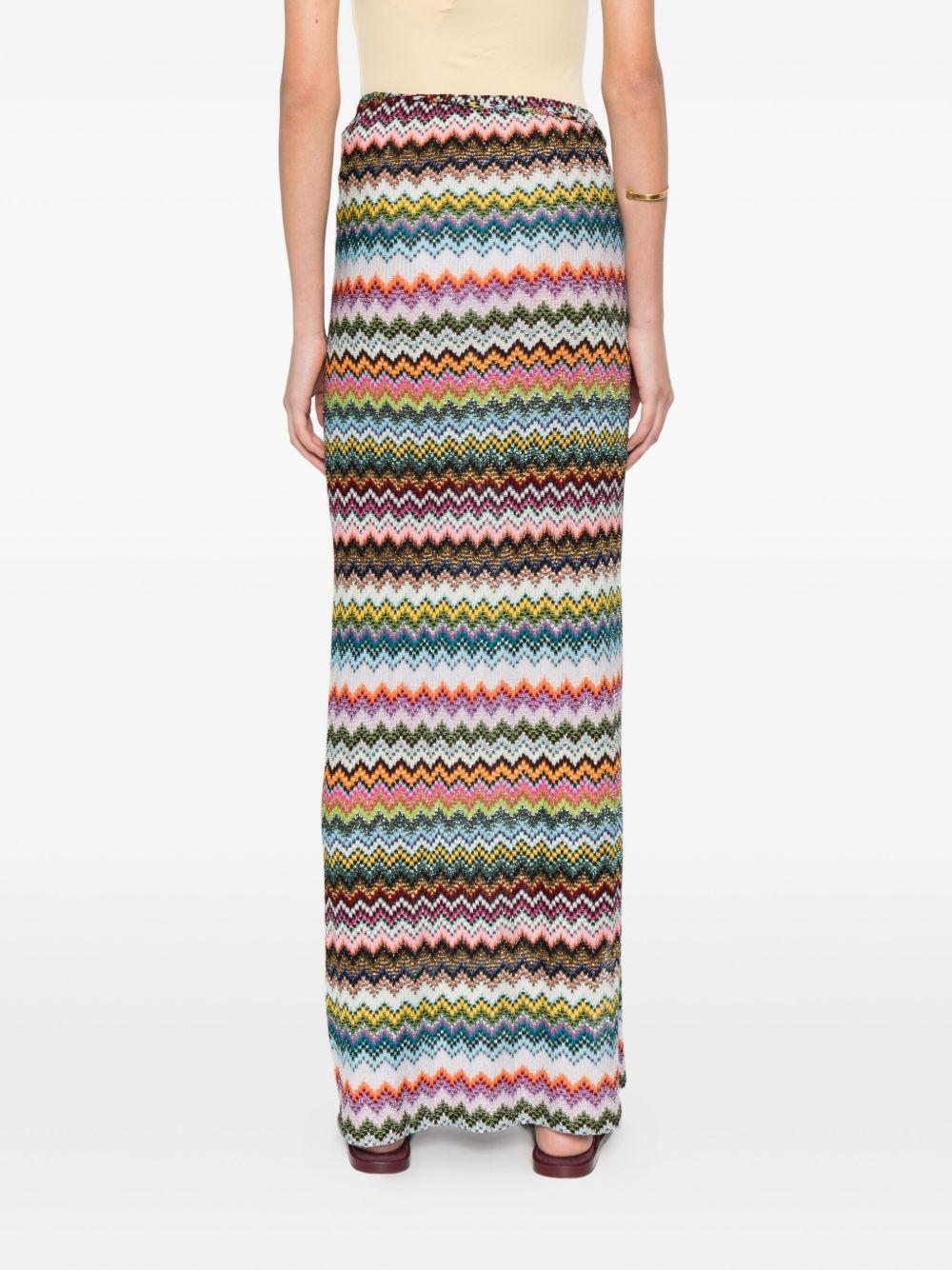 Gonna maxi motivo chevron multicolor Missoni - donna 