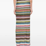 Gonna maxi motivo chevron multicolor Missoni - donna 