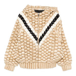 Giacca imbottita con cappuccio in beige Raxxy - donna 