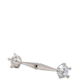 Orecchino diamant in argento Panconesi - unisex 