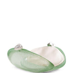 Borsa clutch rigida ariel in verde Benedetta bruzziches - donna<BR/> 