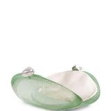 Borsa clutch rigida ariel in verde Benedetta bruzziches - donna<BR/> 