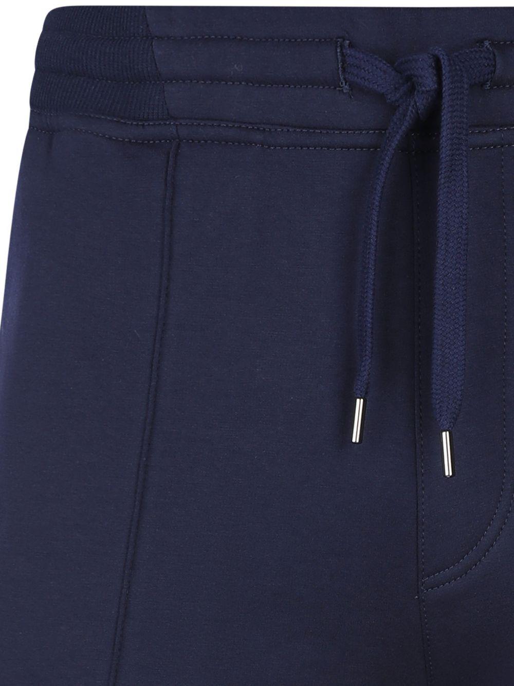 Pantaloni sportivi con coulisse in blu Brunello cucinelli - uomo 
