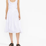 Abito Sunday midi in bianco 