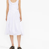 Abito Sunday midi in bianco 