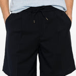 Pantaloncini con coulisse e pieghe in blu Briglia 1949 - uomo 