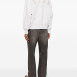 Felpa doppio strato star in bianco Golden goose - unisex 
