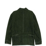 Gicca in suede con tasche in verde Found - unisex 