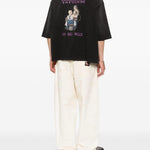 T-shirt con stampa in nero Willy chavarria - uomo 