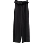 Pantaloni a vita con volant Kira in nero Khaite - donna 
