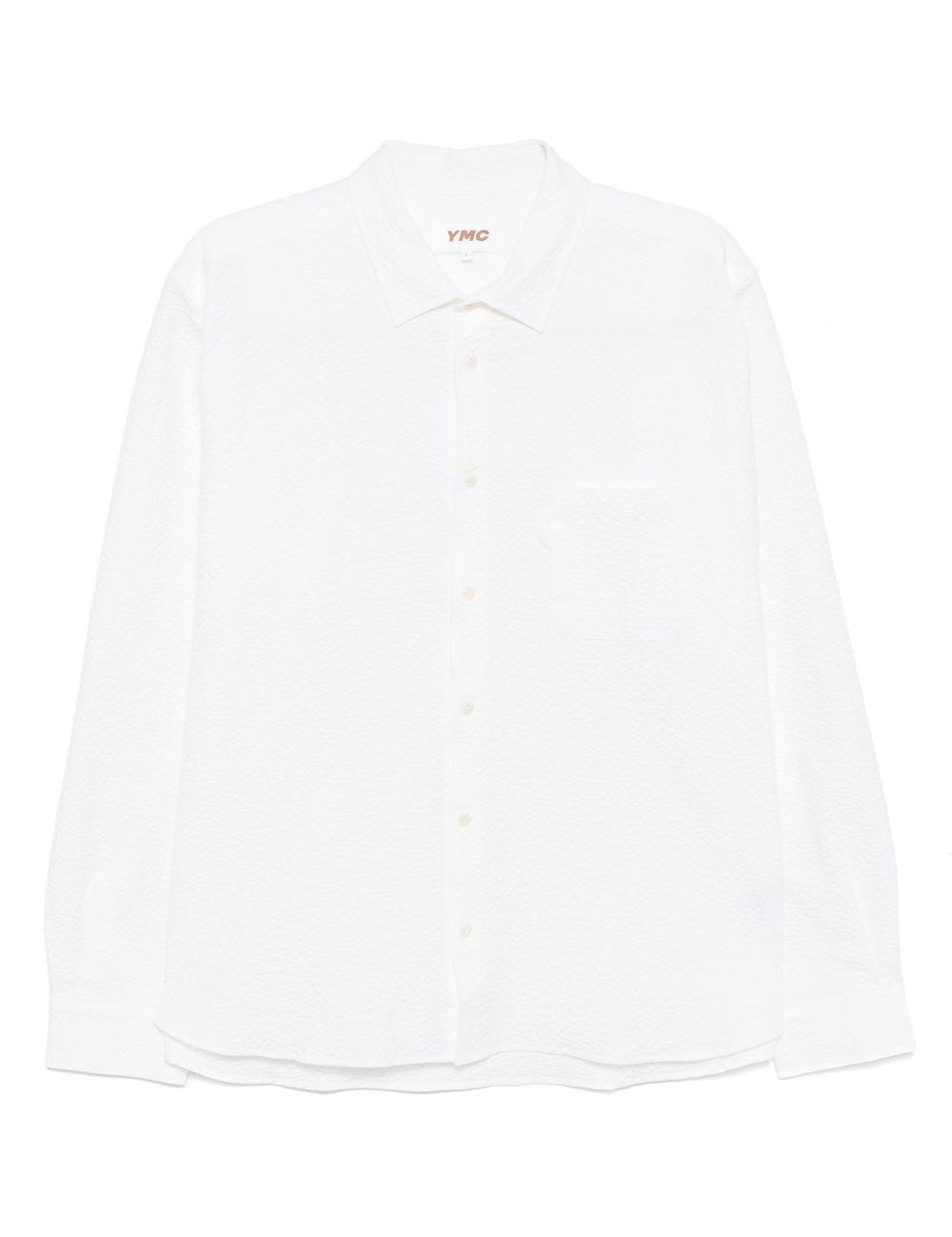 Camicia a maniche lunghe in bianco Ymc - uomo 