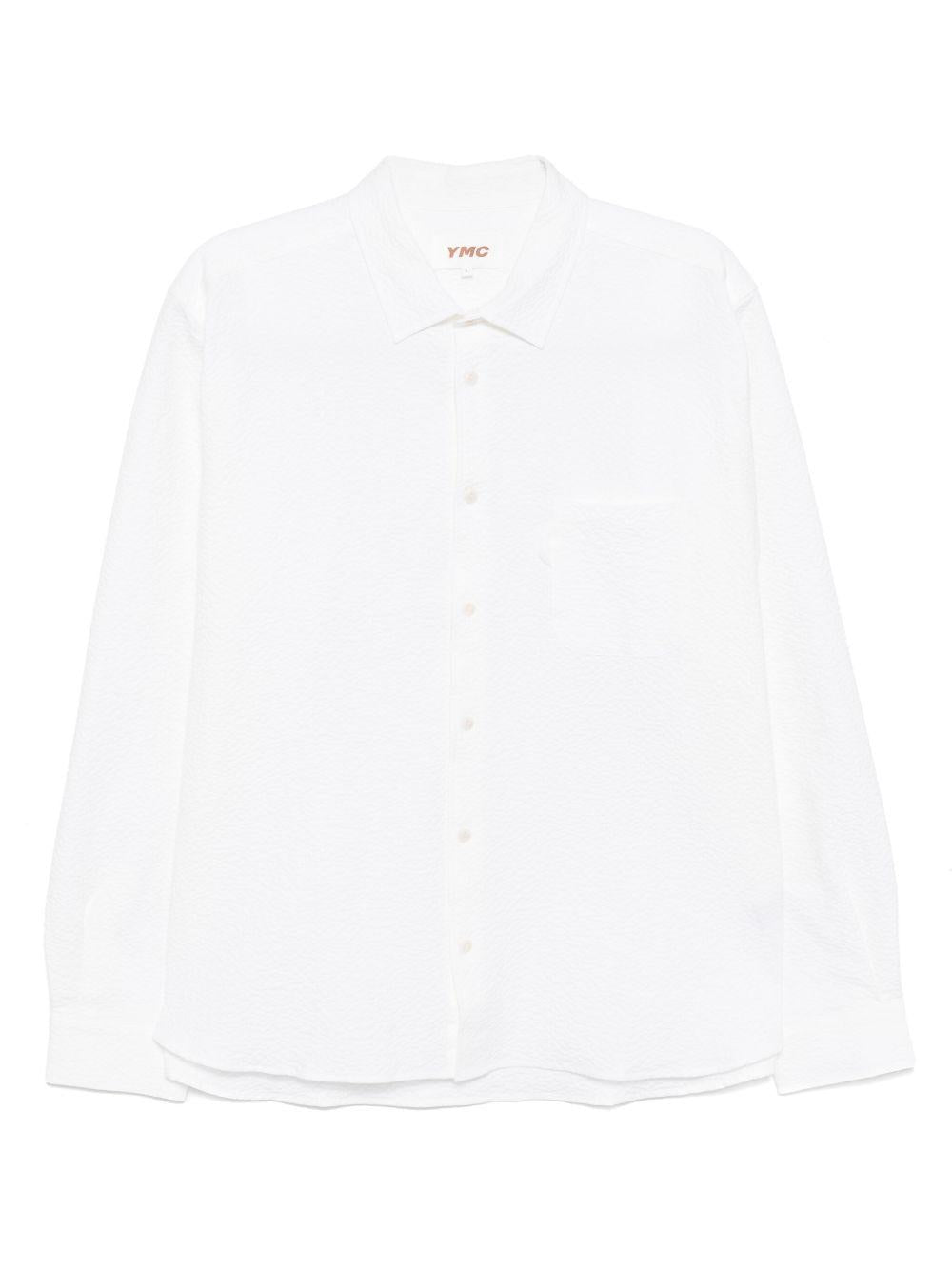 Camicia a maniche lunghe in bianco Ymc - uomo 