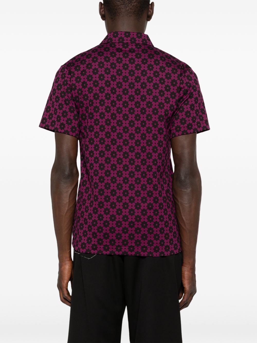 Polo con stampa geometrica in vola Comme des garcons homme plus - uomo 
