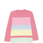 T-shirt a maniche lunghe a righe Comme des garcons comme des garcons - donna 