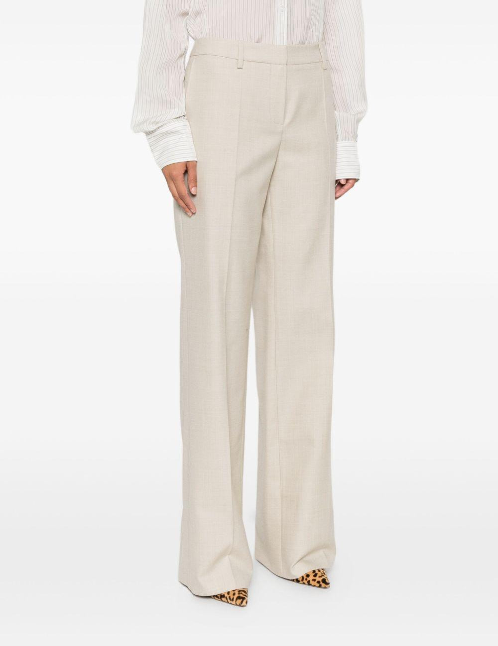 Pantaloni sartoriali in beige Magda butrym - donna 