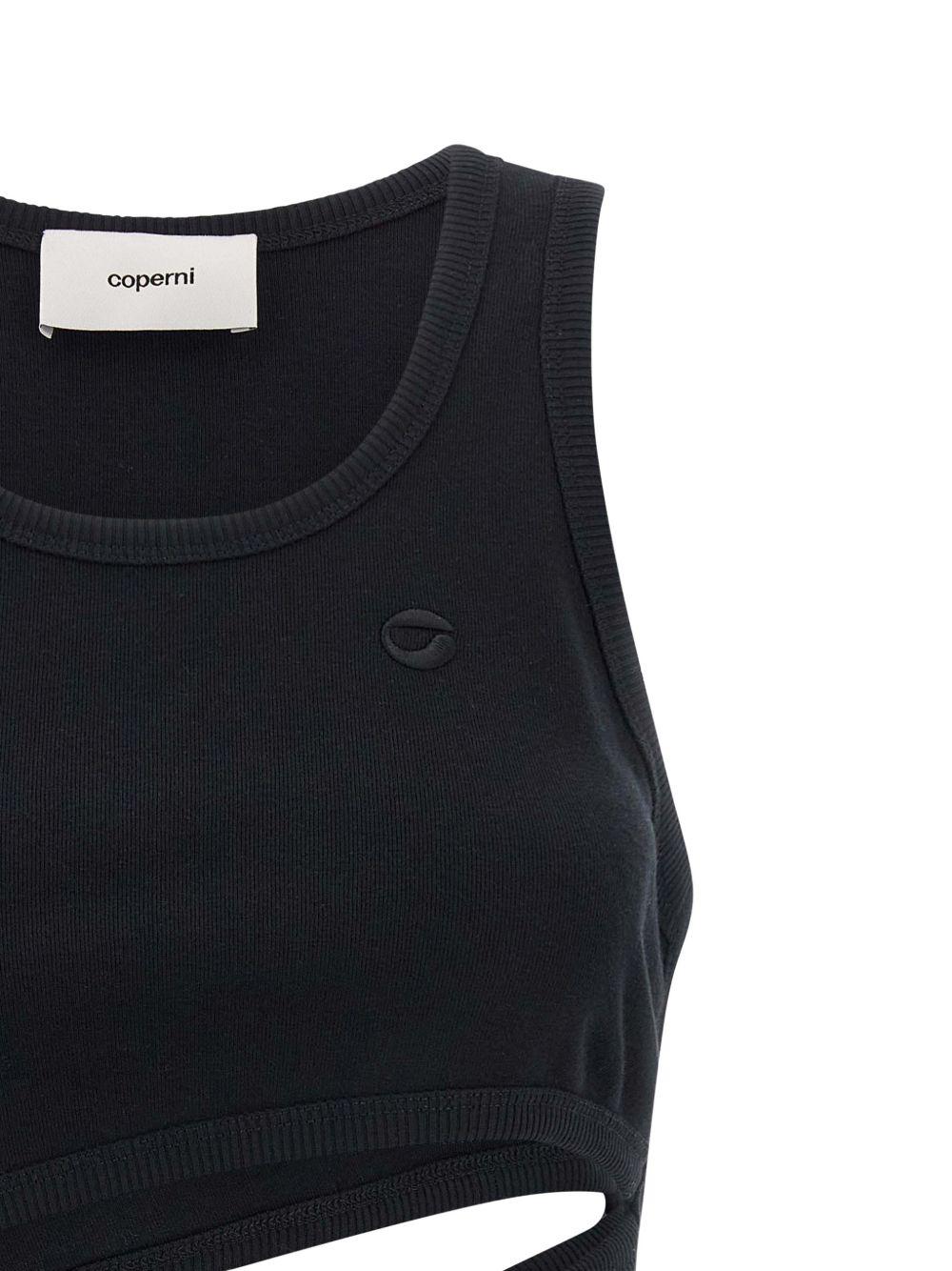 Canotta Spiral in nero Coperni - donna 