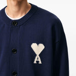 Cardigan ami de coeur in blu Ami paris - unisex 