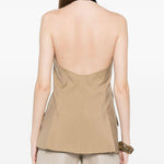 Gilet doppio petto nuraghe in beige Maxmara - donna 