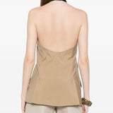 Gilet doppio petto nuraghe in beige Maxmara - donna 