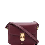 Borsa Grace small in bordeaux A.P.C. - donna 