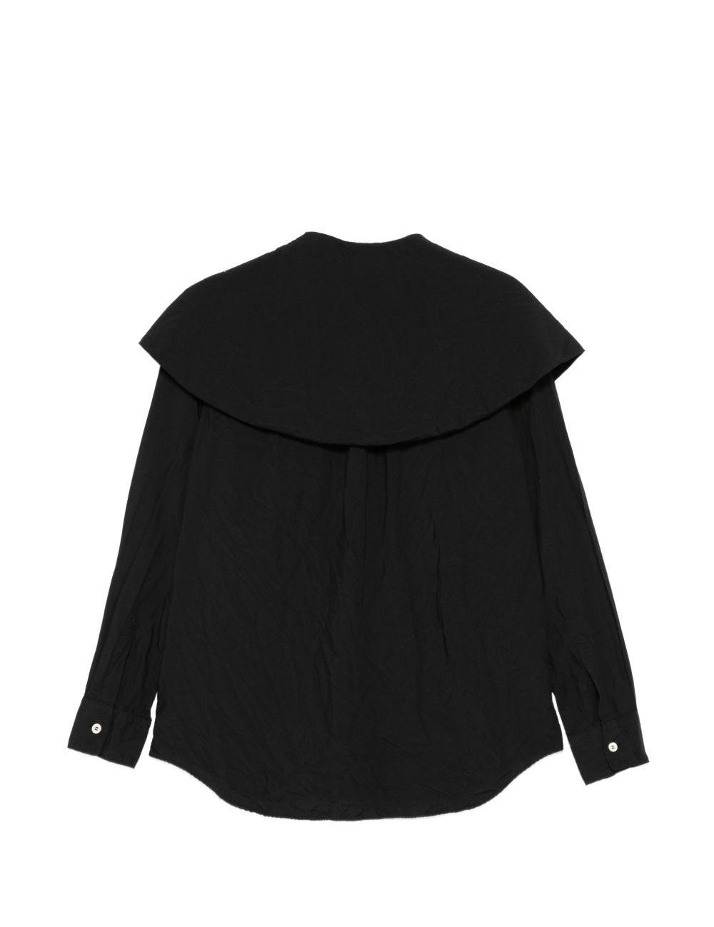 Camicia con colletto oversize in nero Comme des garcons comme des garcons  - donna 