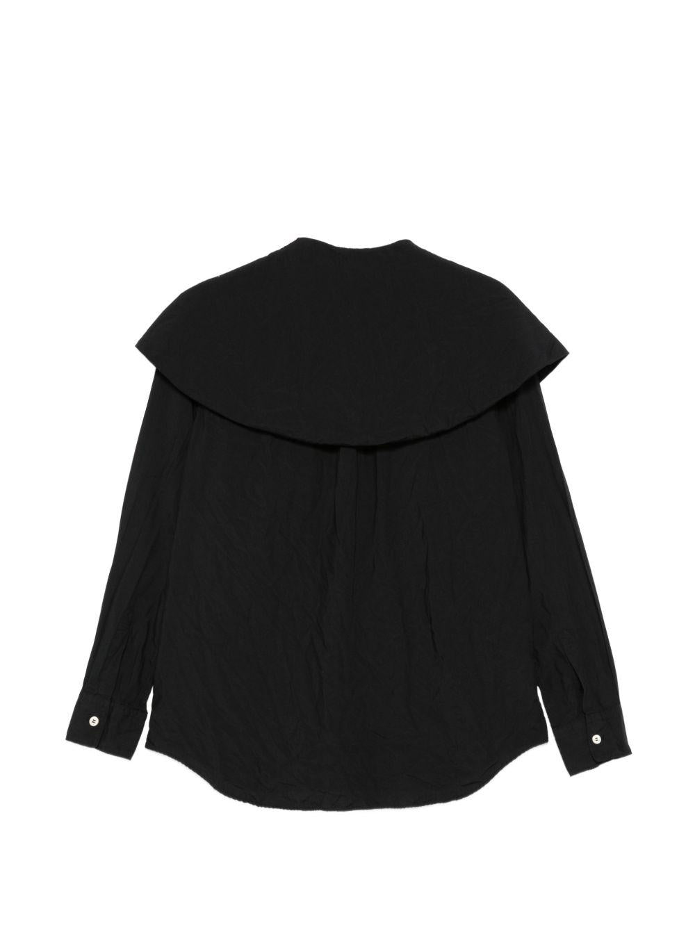 Camicia con colletto oversize in nero Comme des garcons comme des garcons  - donna 