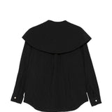 Camicia con colletto oversize in nero Comme des garcons comme des garcons  - donna 
