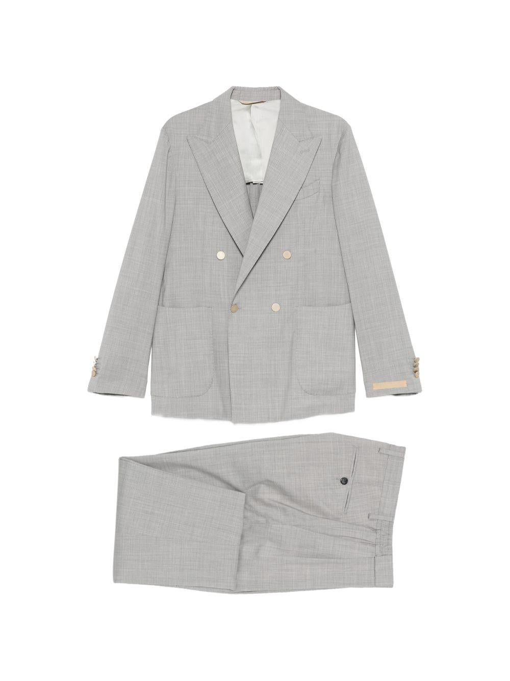 Completo doppiopetto con tasche Bolgheri in grigio Briglia 1949 - uomo 
