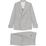 Completo doppiopetto con tasche Bolgheri in grigio Briglia 1949 - uomo 