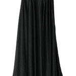 Gonna con trama a rilievo in nero Forte forte - donna 