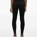 Leggings con staffe in nero Coperni - donna 