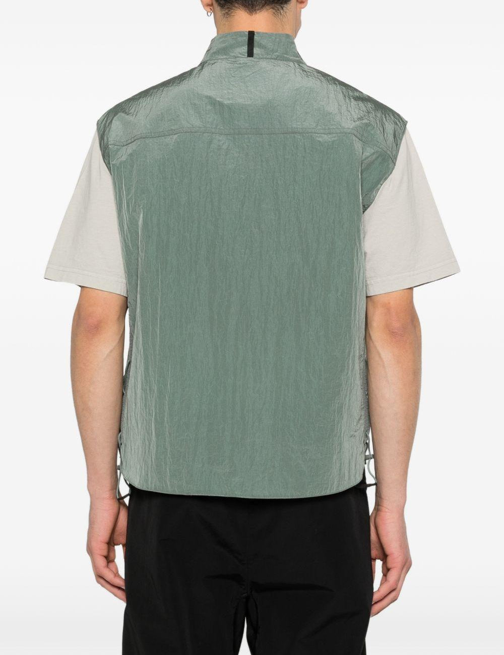Gilet con tasca con zip in verde Oakley - uomo 