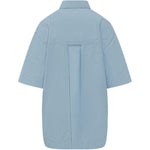 Camicia lunga Ami de Coeur in azzurro Ami Paris - donna 