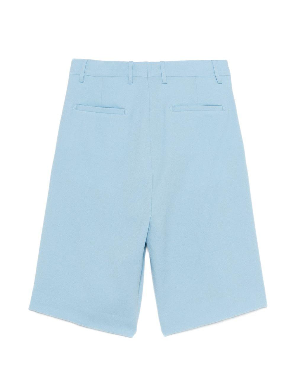Shorts con pieghe in azzurro Tagliatore - donna 
