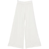 Pantaloni a gamba ampia in bianco Maurizio - donna 