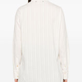 Camicia a righe in bianco Golden goose - donna 