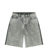 Bermuda in PU in grigio Diesel - donna 