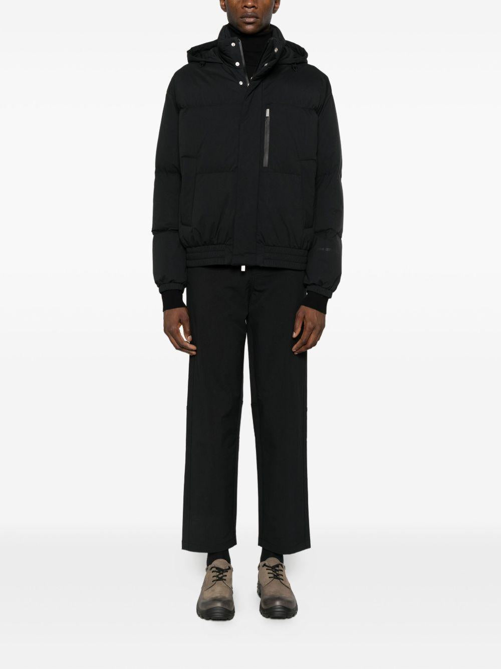 Pantaloni dritti in nero Laminar - uomo 