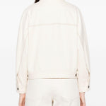 Giacca in jersey effetto denim nettare in avorio Maxmara - donna 
