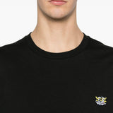 T-shirt con applicazione ricamata in nero Kenzo - uomo 
