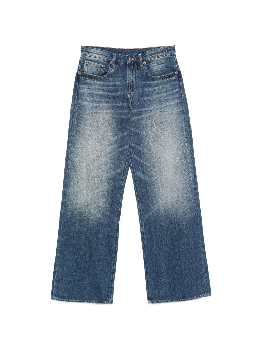 Jeans D'arcy a gamba ampia in blu R13 - donna 