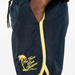 Pantaloncini ricamati in blu Drole de monsieur - uomo 