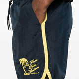 Pantaloncini ricamati in blu Drole de monsieur - uomo 